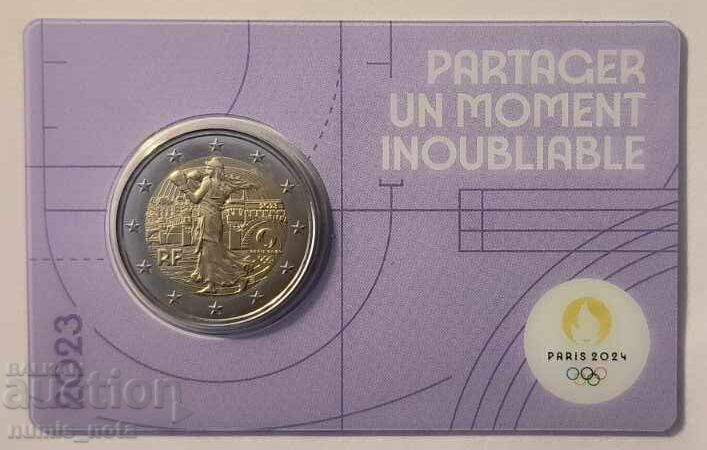 FRANȚA 2 euro 2023 Jocuri Olimpice de Vară XXXIII, Paris 2024 FRANȚA 2 euro 2023 Jocuri Olimpice de Vară XXXIII, Paris 2024