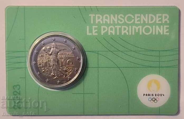 FRANȚA 2 euro 2023 Jocuri Olimpice de Vară XXXIII, Paris 2024