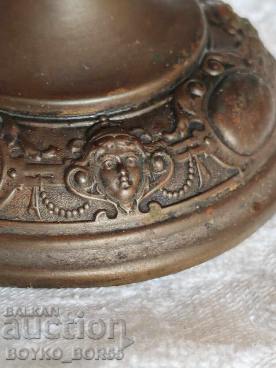Antique Ancient Bronze Vessel Chalice for Communion - 5