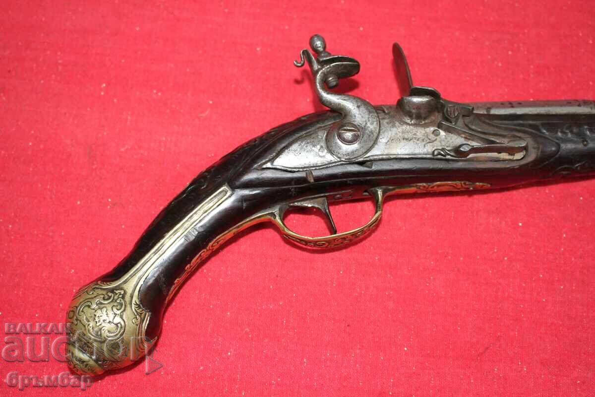 Balkan Ottoman flintlock pistol. Beautiful with price € 990.00 | 1936.28 BGN