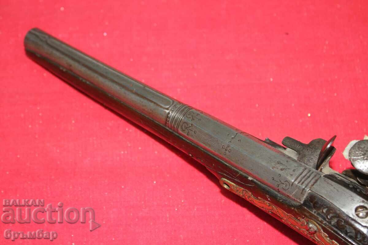 Balkan Ottoman flintlock pistol. Beautiful - 7 Balkan Ottoman flintlock pistol. Beautiful - 7