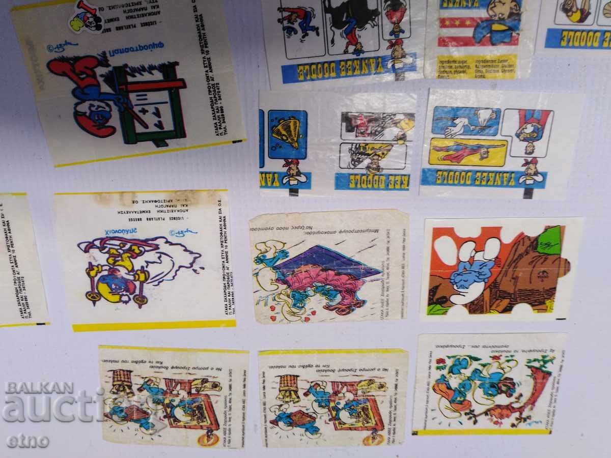 Auction 15 pcs. SOCIAL GUM PICTURES Auction 15 pcs. SOCIAL GUM PICTURES