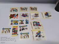 15 pcs. SOCIAL GUM PICTURES