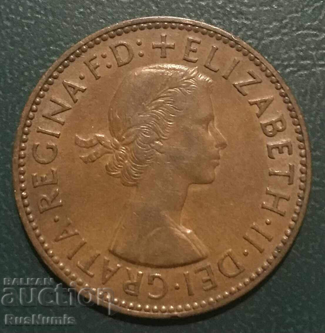 Great Britain. 1/2 penny 1957 with price € 1.20 | 2.35 BGN Great Britain. 1/2 penny 1957 with price € 1.20 | 2.35 BGN