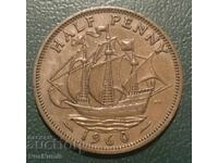 Μεγάλη Βρετανία. 1/2 πέννα 1960