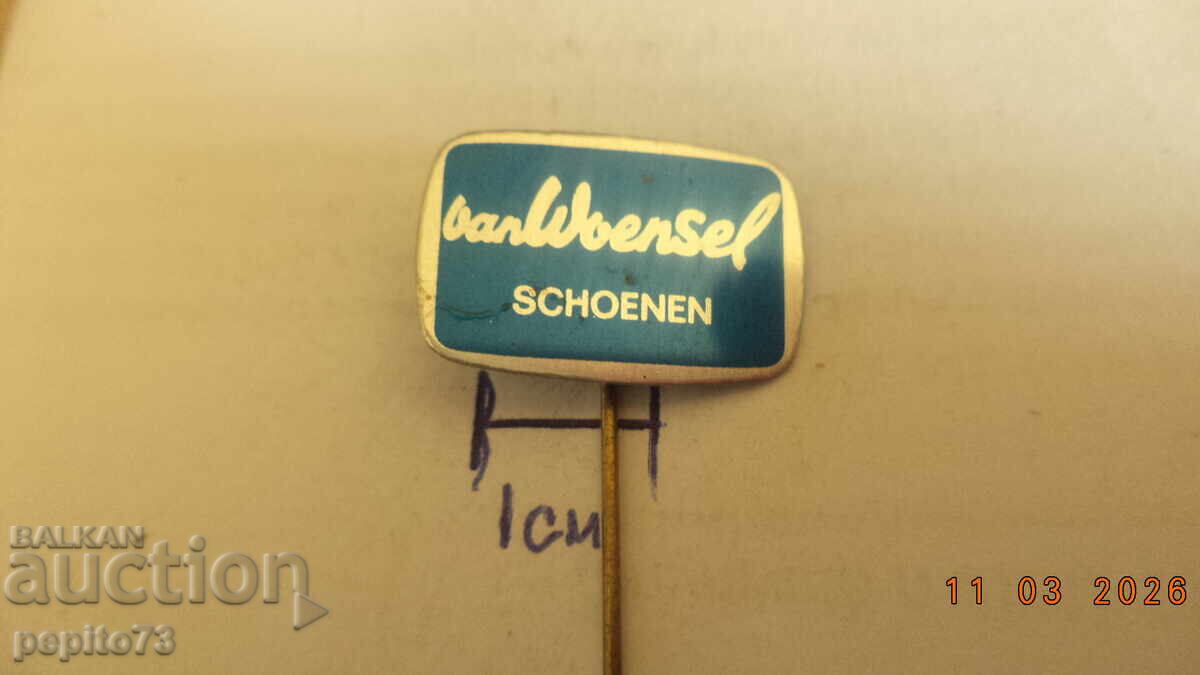 значка рекламна, Van Woensel,компания за обувки