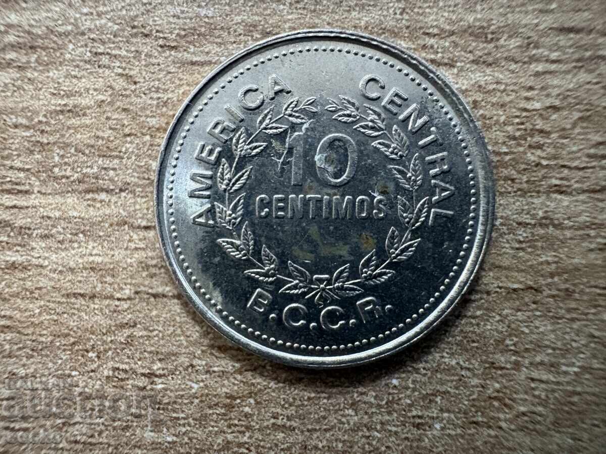 Costa Rica - 10 centimos (1976)
