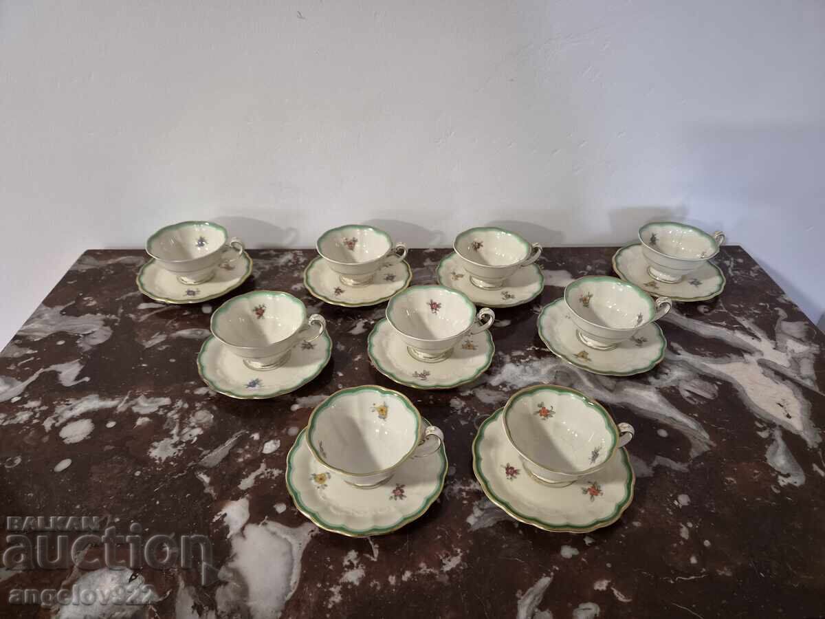 Γερμανικά φλιτζάνια καφέ από πορσελάνη Konigl.pr.Tettau με τιμή € 0.01 | 0.02 BGN Γερμανικά φλιτζάνια καφέ από πορσελάνη Konigl.pr.Tettau με τιμή € 0.01 | 0.02 BGN