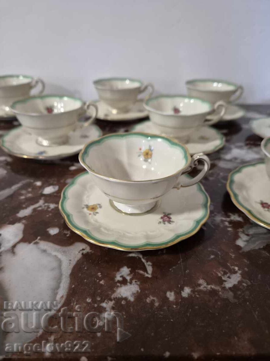 Δημοπρασία Γερμανικά φλιτζάνια καφέ από πορσελάνη Konigl.pr.Tettau Δημοπρασία Γερμανικά φλιτζάνια καφέ από πορσελάνη Konigl.pr.Tettau