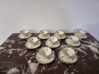 Γερμανικά φλιτζάνια καφέ από πορσελάνη Konigl.pr.Tettau