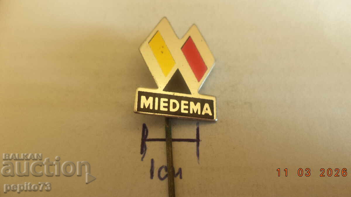 Δημοπρασία Reklamna znachka, MIEDEMA, marka zemedelski mashini Δημοπρασία Reklamna znachka, MIEDEMA, marka zemedelski mashini