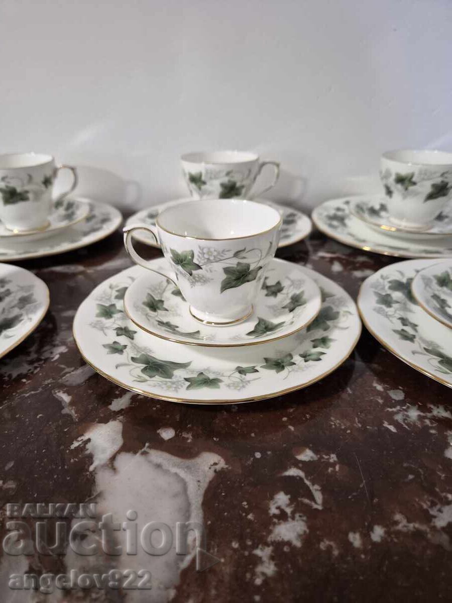 Доставка на Английски порцеланов сервиз за кафе DUCHESS