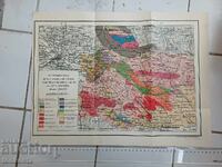 Hartă a fosilelor naturale 1906 1907