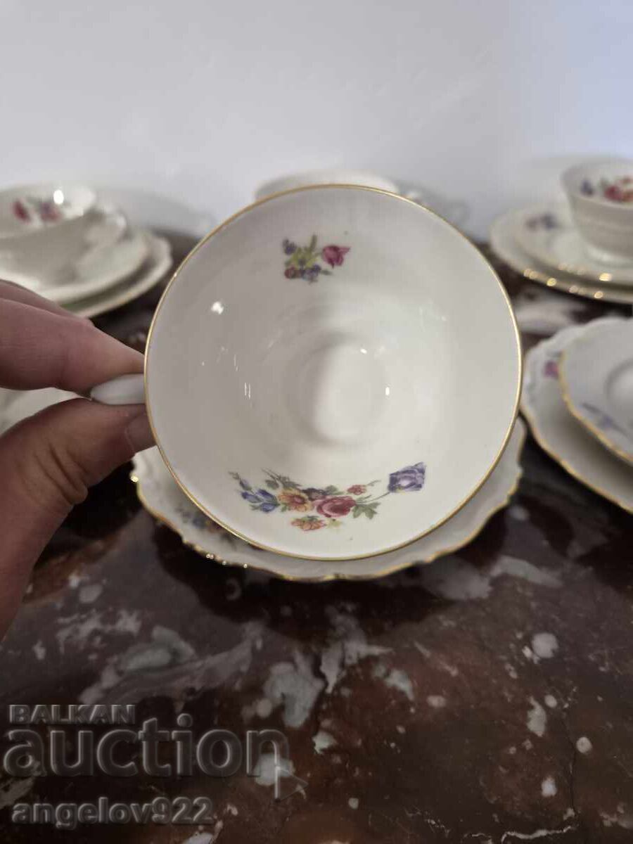 Παράδοση Σουηδικά πορσελάνινα φλιτζάνια καφέ KP Karlskrona