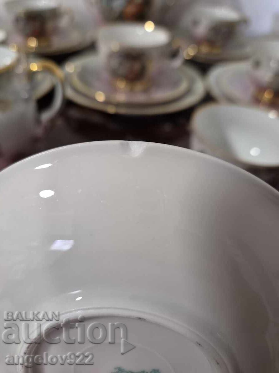 Баварски порцеланов сервиз за кафе MATERIECH - 7