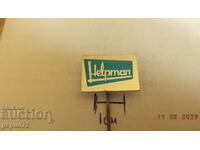 Διαφημιστική κονκάρδα, HELPMAN, μάρκα ψυκτικών μηχανημάτων