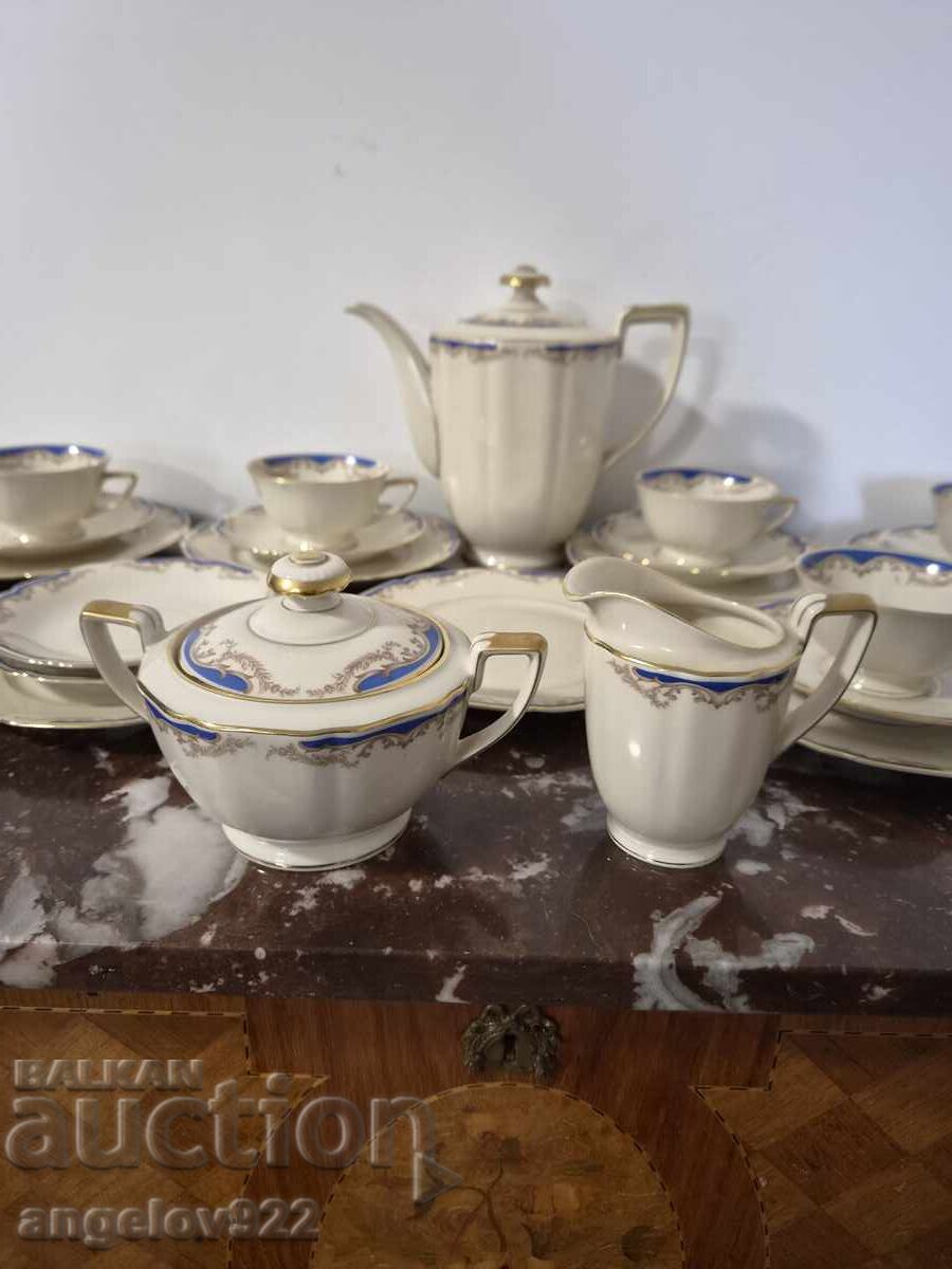 Bavarian porcelain coffee set Heinrich&Co - 6 Bavarian porcelain coffee set Heinrich&Co - 6