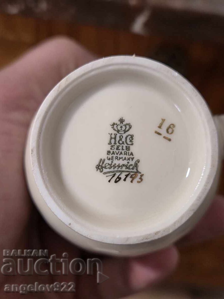 Bavarian porcelain coffee set Heinrich&Co - 7 Bavarian porcelain coffee set Heinrich&Co - 7