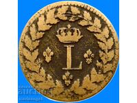 Ναπολέων Γαλλία 1815 1 δεσίμ 18,80γ BB Στρασβούργο μπρονζέ