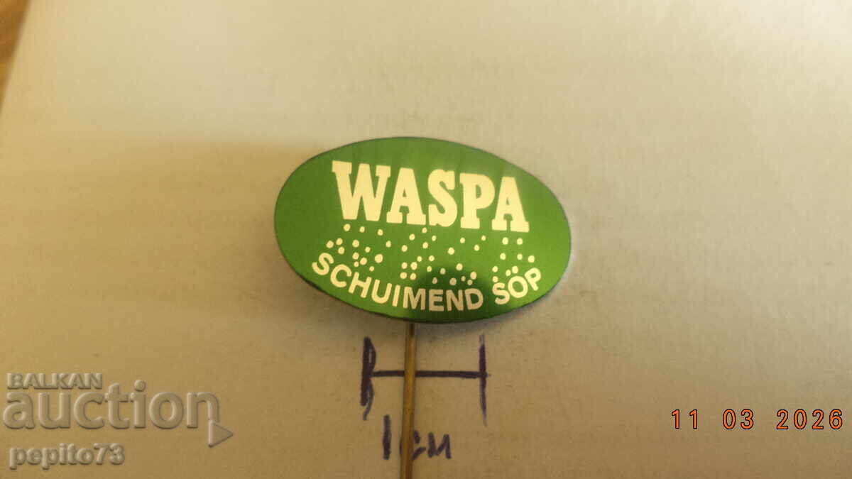 Licitație Insignă publicitară, WAPSA, marcă detergent