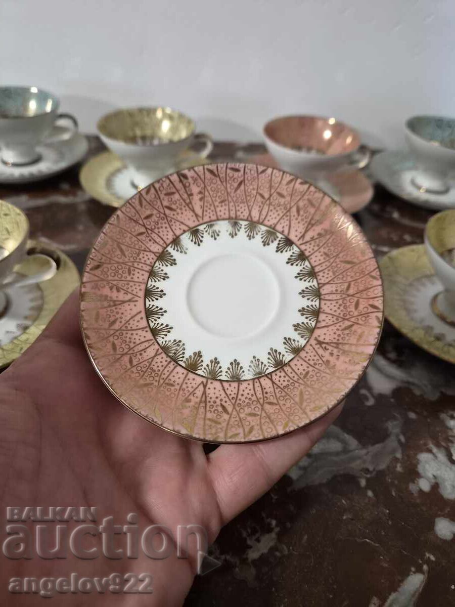 Βαυαρικά πορσελάνινα φλιτζάνια καφέ BAREUTHER - 6