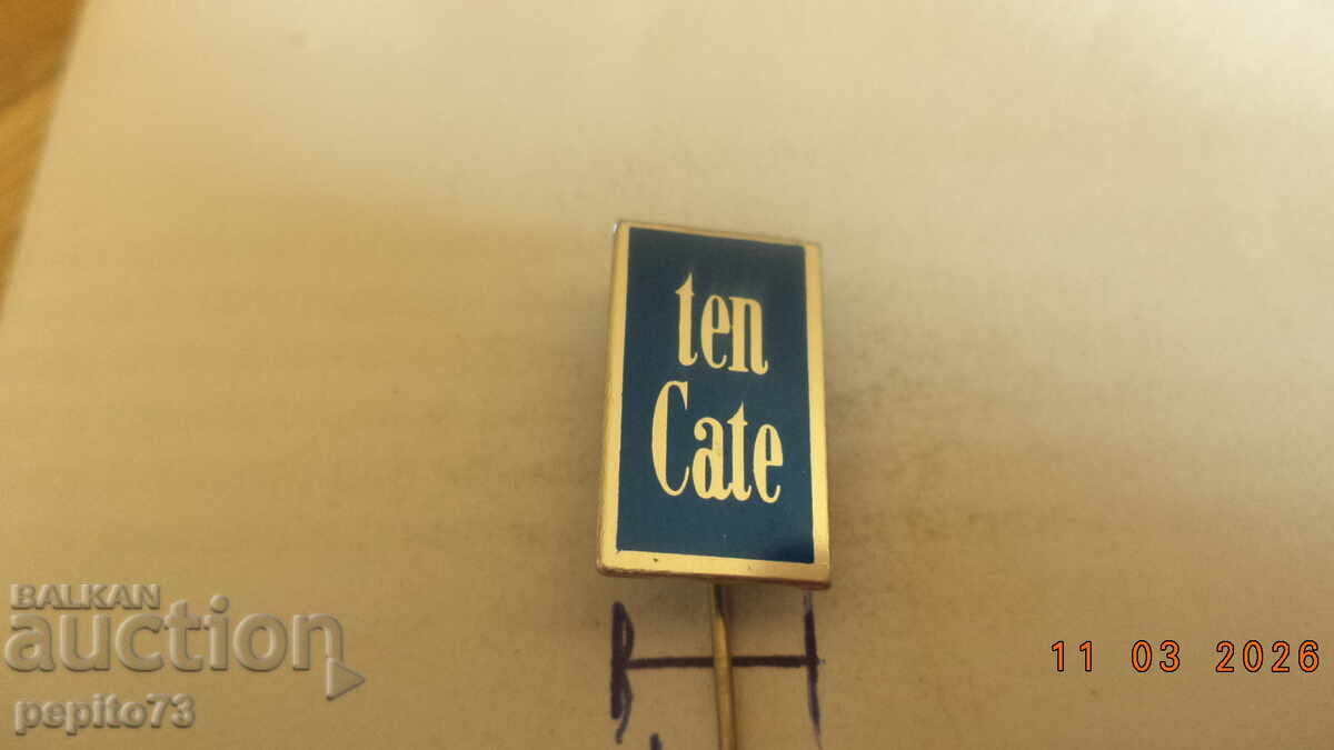 Διαφημιστικό σήμα, Ten Cate, κλωστοϋφαντουργική εταιρεία Διαφημιστικό σήμα, Ten Cate, κλωστοϋφαντουργική εταιρεία