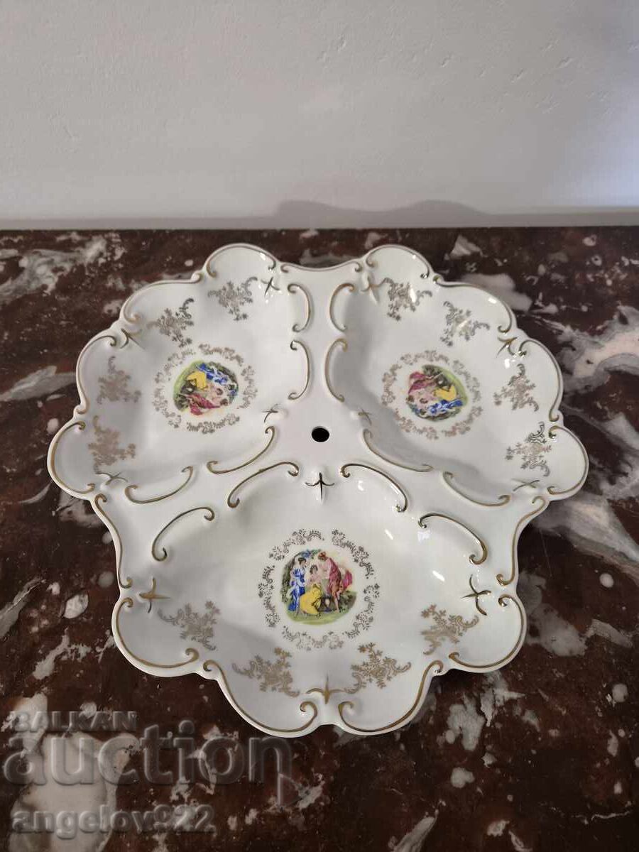 Beautiful porcelain platter with manufacturer's mark!!! with price € 0.01 | 0.02 BGN