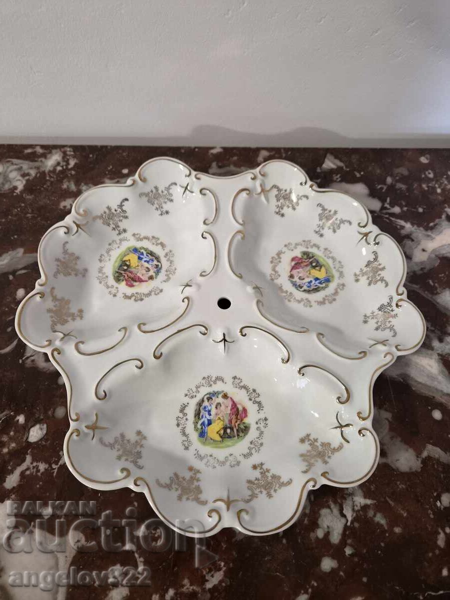 Auction  Beautiful porcelain platter with manufacturer's mark!!!