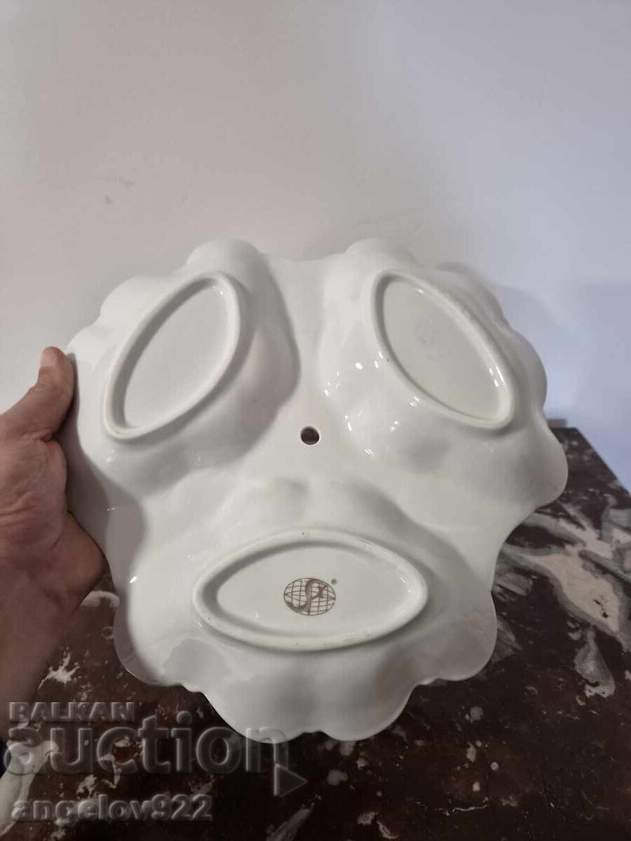 Beautiful porcelain platter with manufacturer's mark!!! - 5