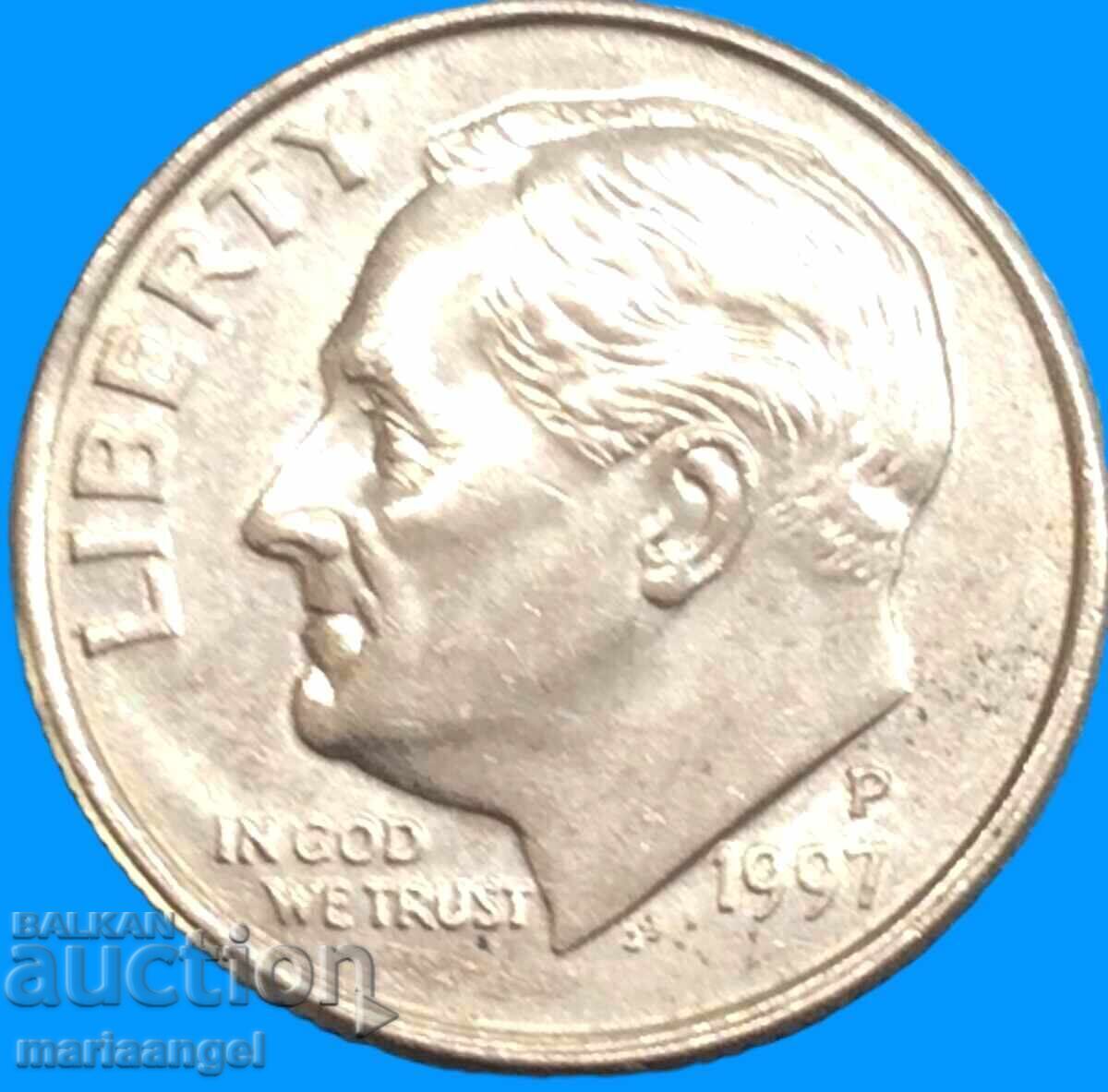 10 cenți 1997 SUA G. Bush - 7