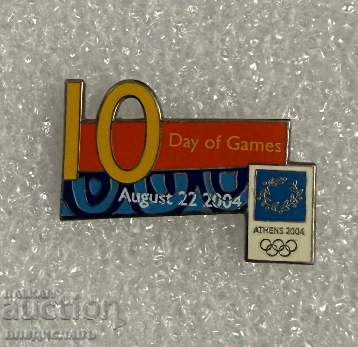 олимпийска значка АТИНА 2004 година ГЪРЦИЯ