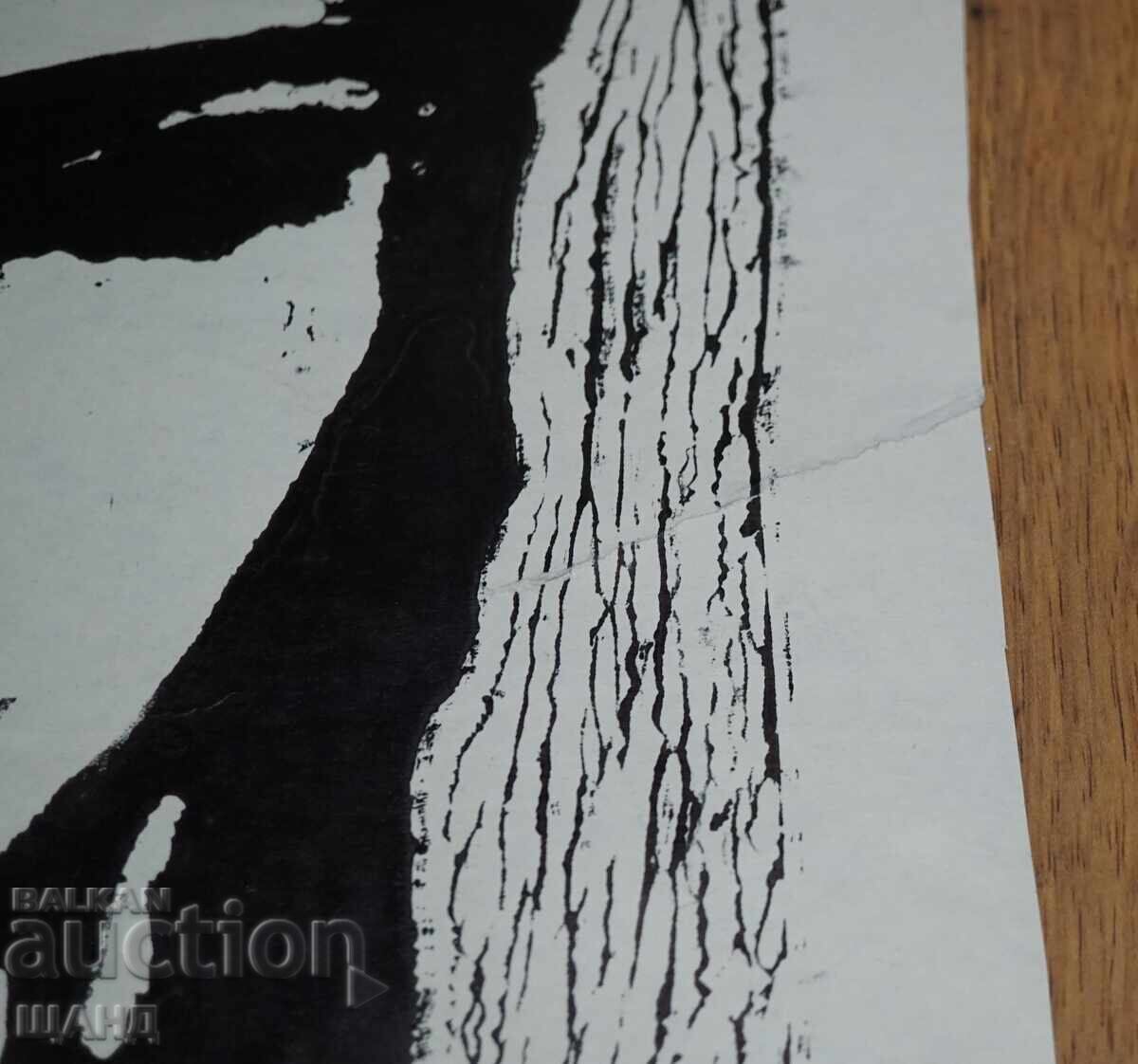 Veche desen de autor, grafică, portret, față, femeie, lazăr cu preț € 5.74 | 11.23 BGN