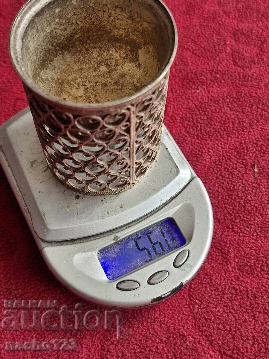 Antique filigree cup - 7