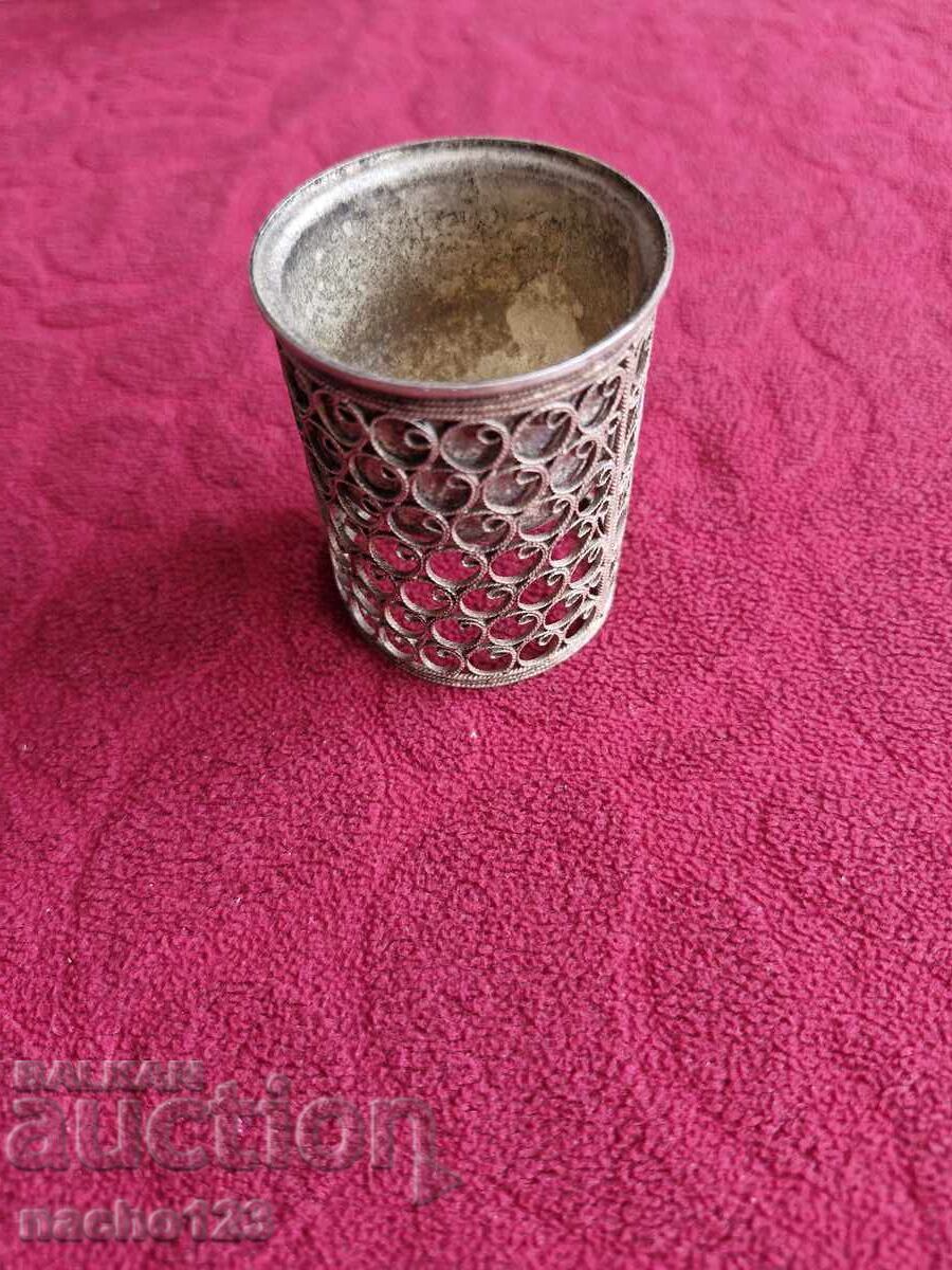Antique filigree cup
