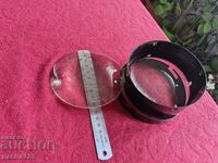 Old large glass MAGNIFYING GLASSES