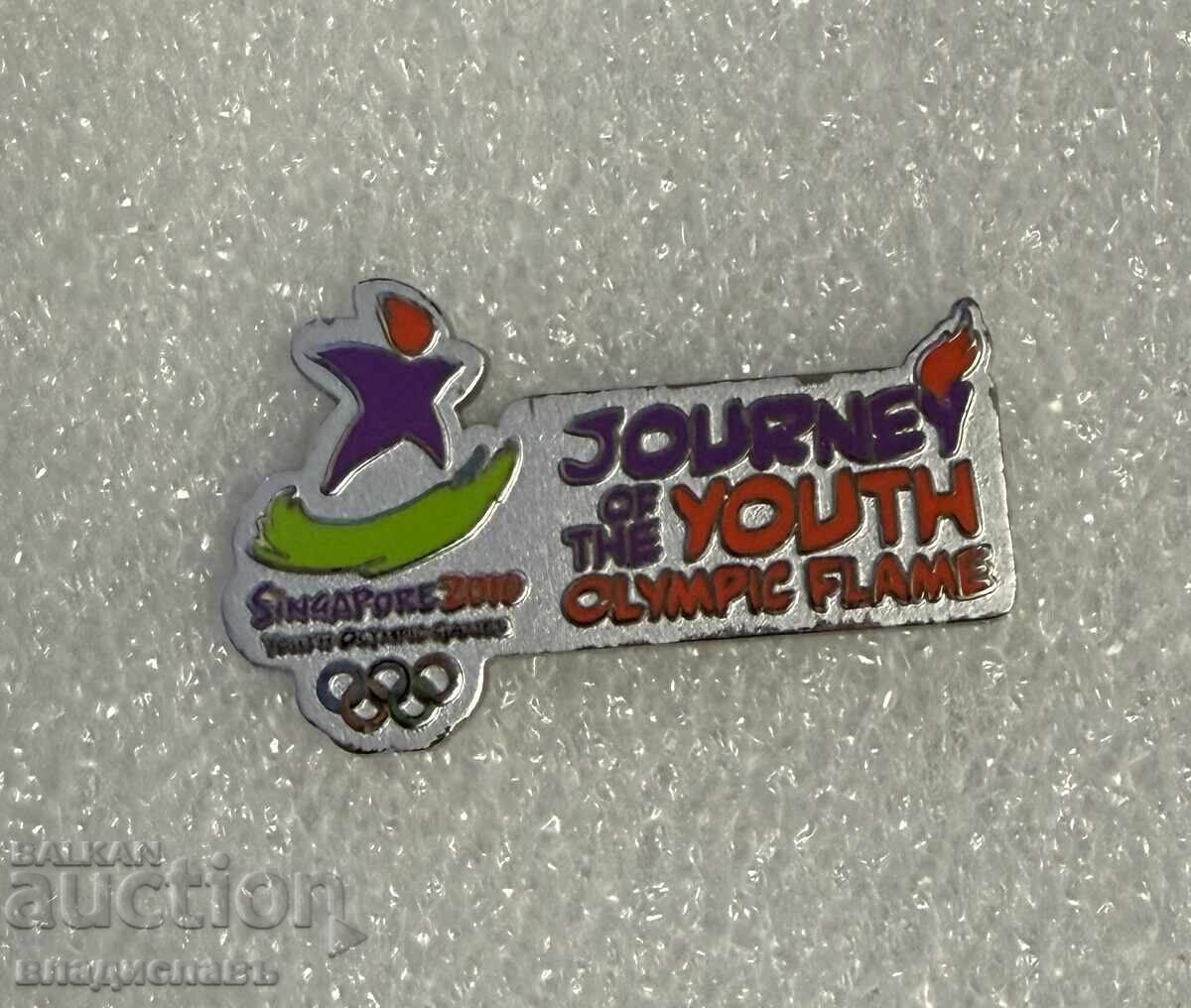 Insignă olimpică Singapore 2010