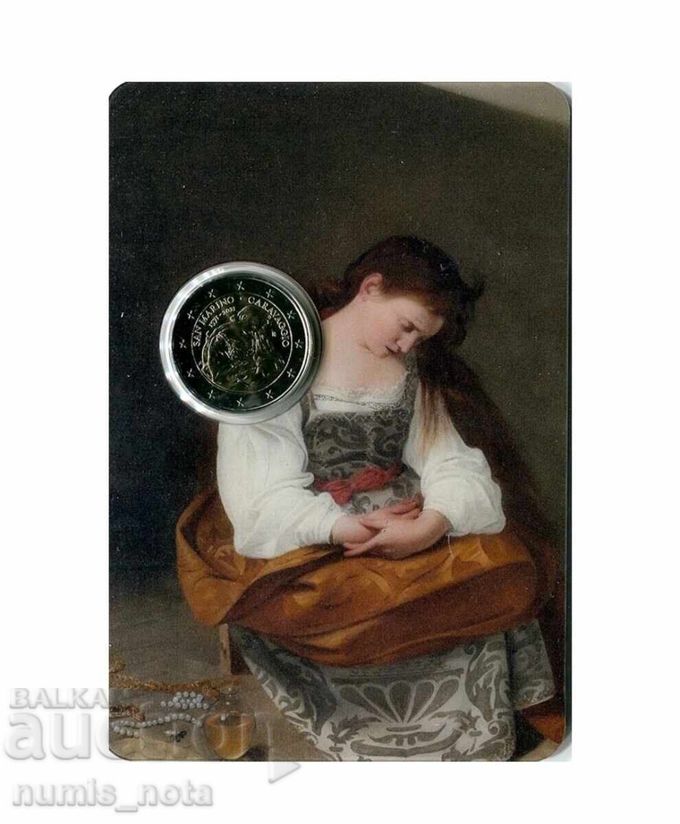 2 Euro 2021 San Marino - Caravaggio with price € 72.00 | 140.82 BGN