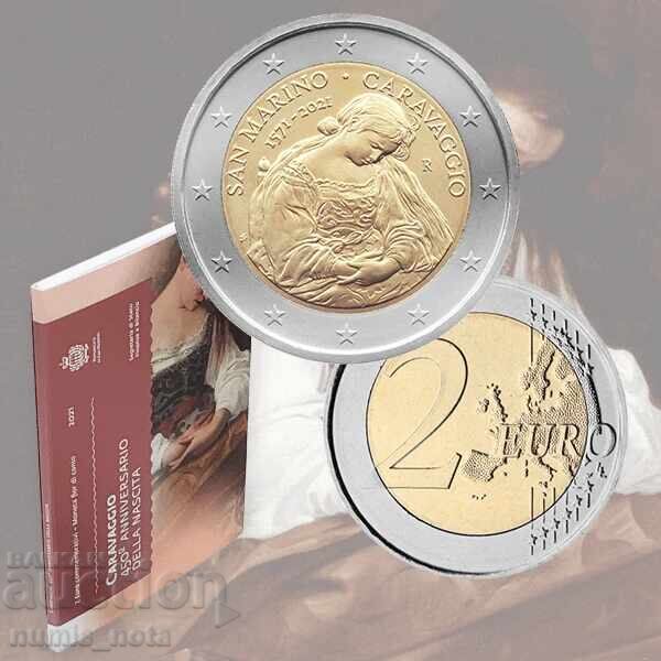 2 Euro 2021 San Marino - Caravaggio