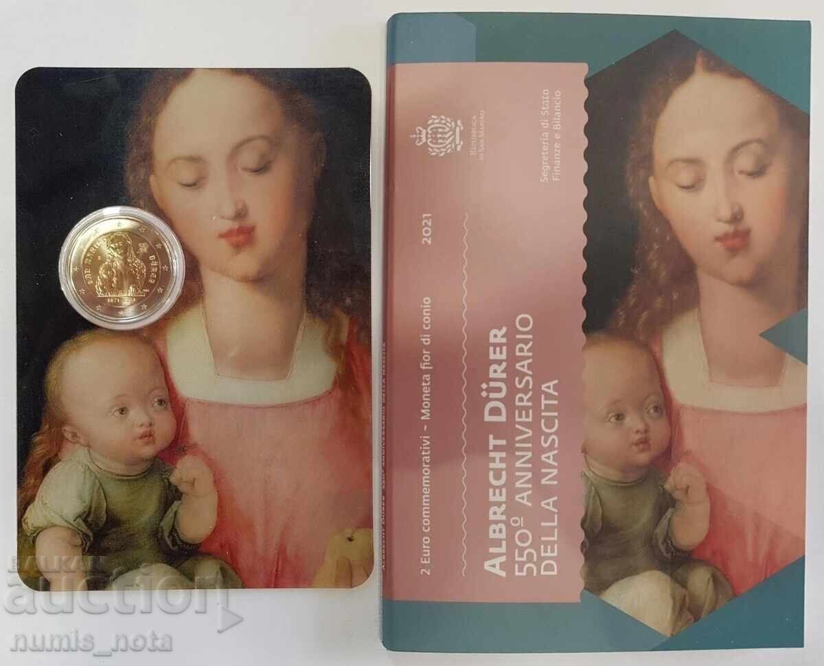 2 euro 2021 San Marino Albrecht Durer/ 2 euro 2021 Durer