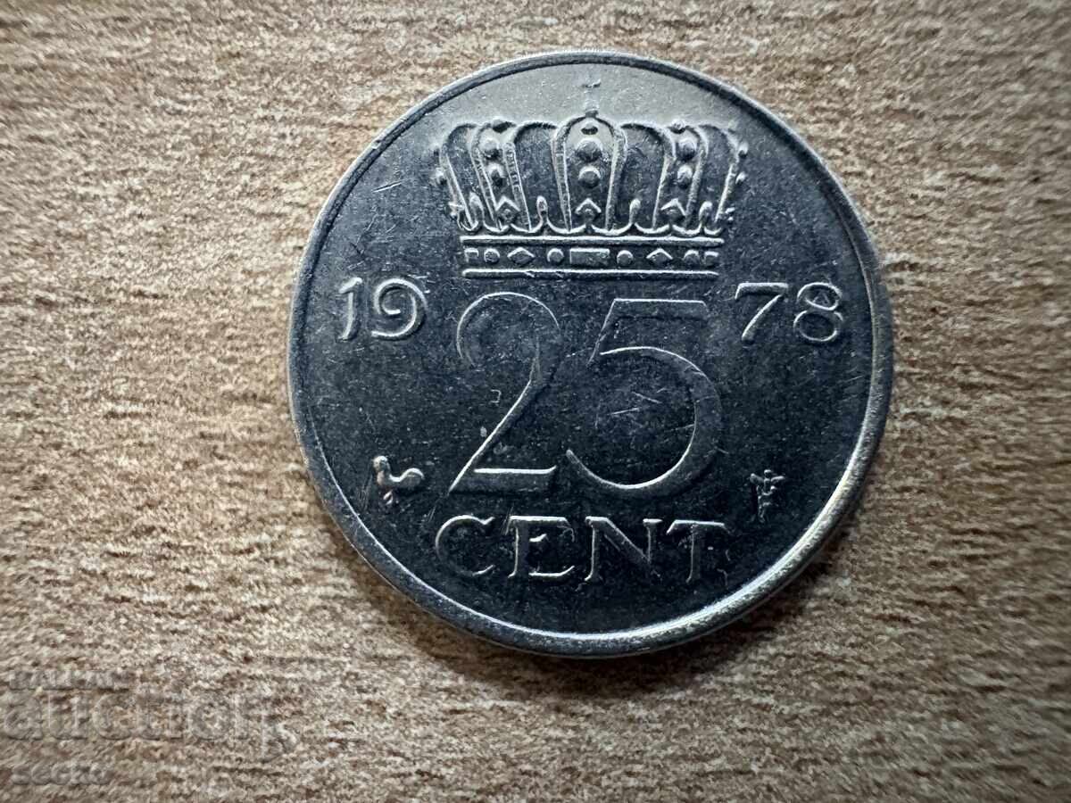 Ολλανδία - 25 σεντς (1978)