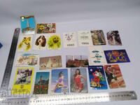 OLD CALENDARS - 20 PIECES, Calendar, calendar