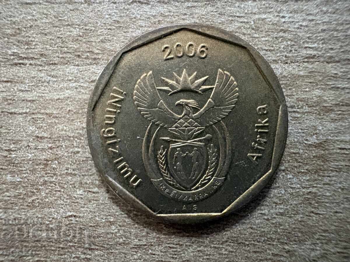 South Africa - 50 cents (2006) with price € 0.15 | 0.29 BGN