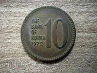 Νότια Κορέα - 10 γουόν (1972)
