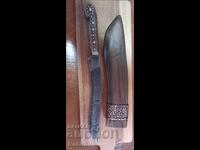 Cuțit ciobănesc forjat, caracuc