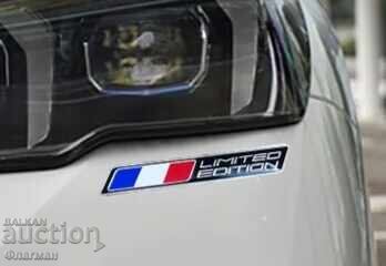 Delivery of New emblems France "Limited Edition" - 110 mm./15 mm Delivery of New emblems France "Limited Edition" - 110 mm./15 mm