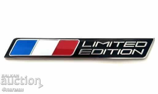New emblems France "Limited Edition" - 110 mm./15 mm New emblems France "Limited Edition" - 110 mm./15 mm
