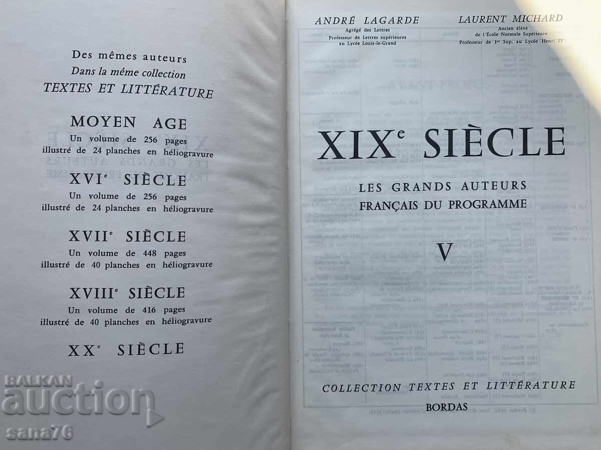 Delivery of Luxury French Encyclopedia - Great French Authors - 19th Century