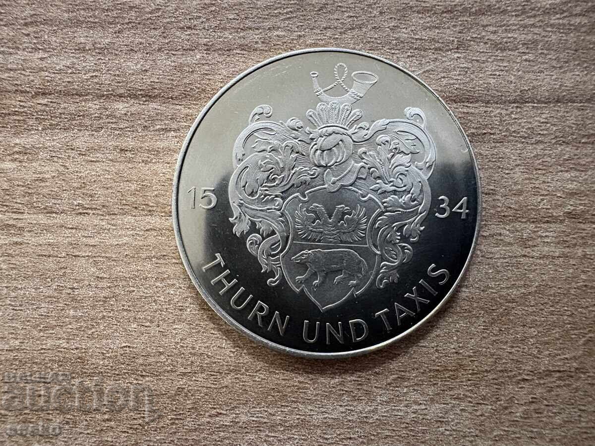 Germania - Plachetă - 500 de ani poștă - 1490-1990 (Thurn und cu preț € 1.20 | 2.35 BGN