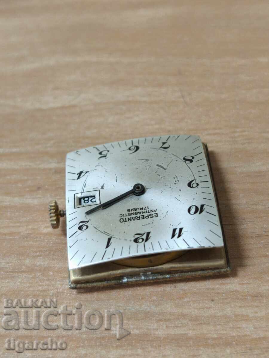 Auction  Esperanto Watch Movement
