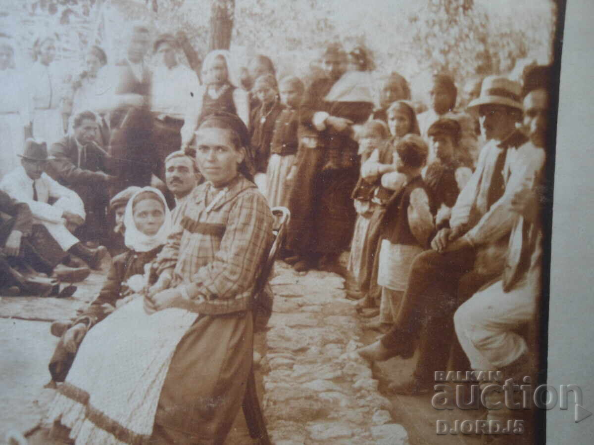 Δημοπρασία Παλιά φωτογραφία, 4. IX. 1921, Γάμος στο χωριό Κρίβια